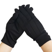 1/2/6/12 Pairs Black Work Marching Formal Tuxedo Honor Guard Parade Band Gloves - £4.73 GBP+