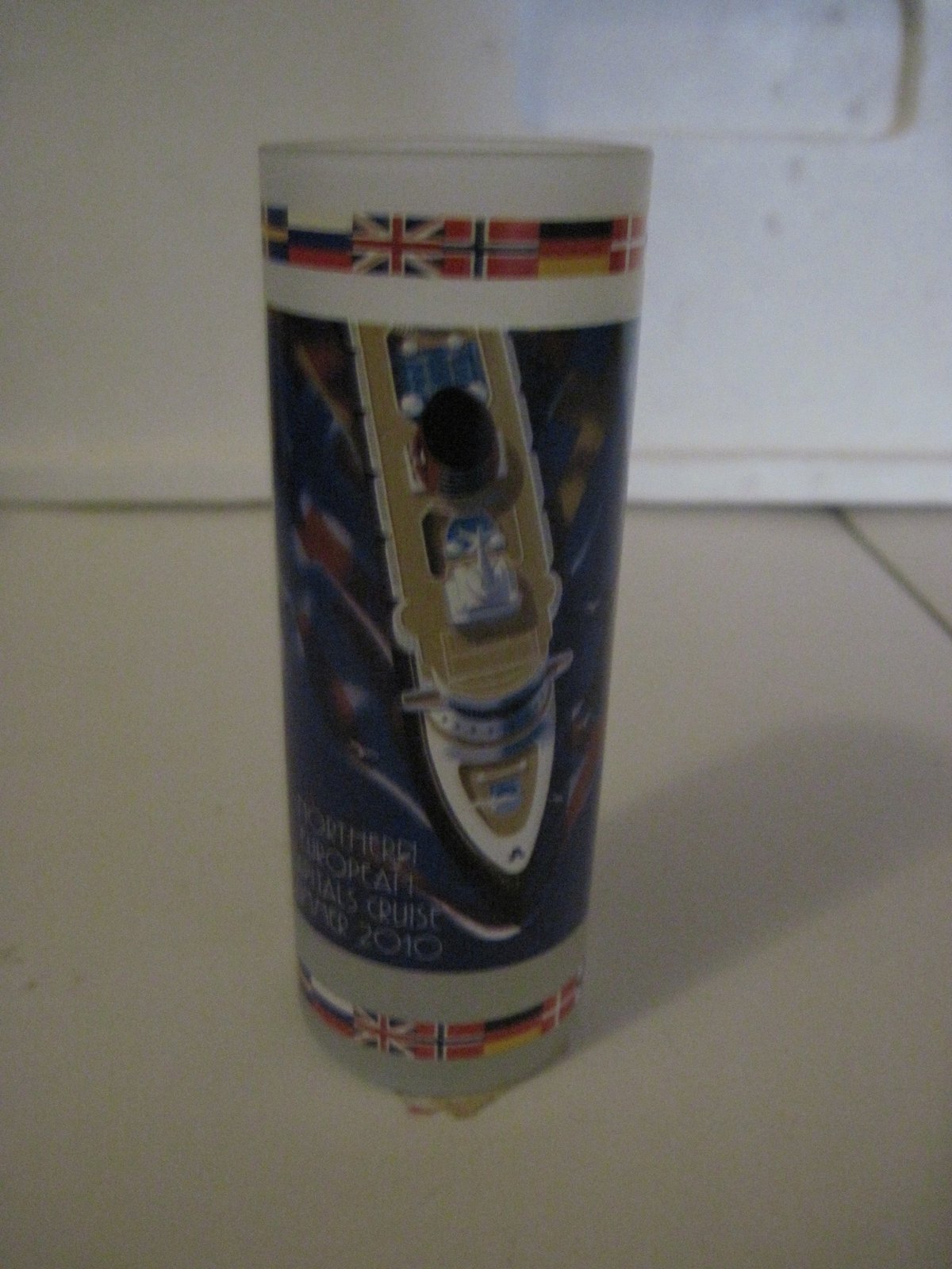 Disney Cruise Line Glass 2010 Mediterainean Cruise Tall Shot Glass - £15.45 GBP