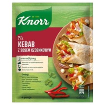 Knorr KEBAB with GARLIC sauce spice packet Made in Europe- FREE SHIPPING- - $5.93