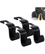 Car Seat Headrest Hook 4 Pack Hanger Storage Organizer for Handbag Purse... - $14.99