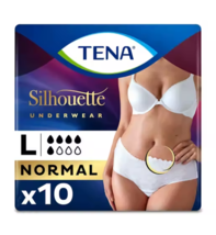 Tena Lady Silhouette Pants Normal Large - Pack of 10 (Incontinence Pants) - £7.48 GBP