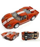 1pc Bulldog 1966 GT 40 Ontario Orange Metallic 1300mph HO Slot Car Fast SRT - $47.99