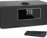 The Black Oak Ms3 Stereo Smart Music System Features Bluetooth, Wifi, Fm... - $142.94