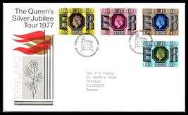 1977 UK GB Cover - Queen&#39;s Silver Jubilee Tour, Windsor Berks, Windsor P4  - £2.40 GBP