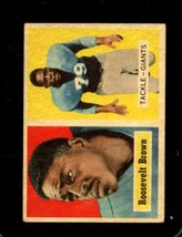 1957 Topps #11 Roosevelt Brown Good+ Ny Giants Hof *X79063 - £3.08 GBP