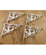 4 CAST IRON BOAT ANCHOR BRACKETS CORBELS WALL SHELF BRACKET NAUTICAL CRE... - $700.80 MXN