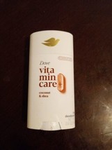 Dove Vitamin Care + Aluminum Free 72H Deodorant COCONUT &amp; SHEA (Y106) - £8.63 GBP