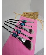 Lilo &amp; Stitch Makeup Brush Set Cosplay Cosmetic 5pcs/set STOCKING STUFFE... - £11.56 GBP