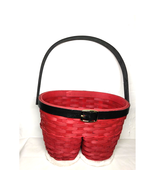 Red/White Christmas Basket Santa Claus Pants w/ Handle- Holds 2 bottles ... - $18.05 CAD
