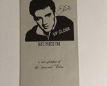 Elvis Presley Up Close Museum Travel Brochure Memphis Tennessee BR11 - £6.32 GBP