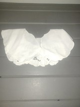 Vintage Women&#39;s White Detachable Lace Collar 100% Cotton Ann&#39;s RN 65899 - $276.42 MXN