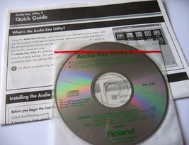 Roland Audio Key Utility 2, New Sealed CD-ROM for Windows and Mac - $273.21 MXN