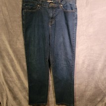 Levis 512 Straight Leg Perfectly Slimming Womens 12S 31x30 Blue Denim Je... - £9.27 GBP