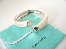 Tiffany &amp; Co Silver Picasso Tenderness Heart Bangle Cuff Bracelet New Mint Love - £1,183.53 GBP