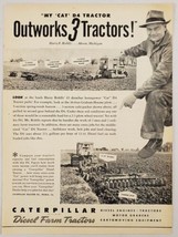 1951 Print Ad Caterpillar CAT D4 Crawler Diesel Tractors Made in Peoria,Illinois - $11.68