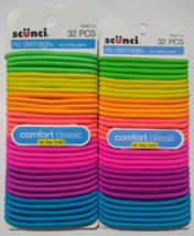 Scunci Comfort Classic All Day No Damage Ponytail Multicolor Two Pack (6... - £9.56 GBP