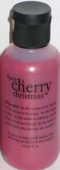 Philosophy Have a Cherry Christmas Shampoo, Gel & Bubble Bath 2 oz 60 ml - $14.99
