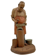 Tom Clark BLACKSMITH Figurine #42 Horseshoes Anvil True Builders Sculptu... - $29.35