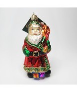 OWC Old World Christmas A Very Merry Father Christma #40013 Santa Ornament - $47.86 CAD