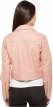 Lambskin Halloween Barbie Leather Baby Pink Jacket Party Women Stylish Casual - $107.30+