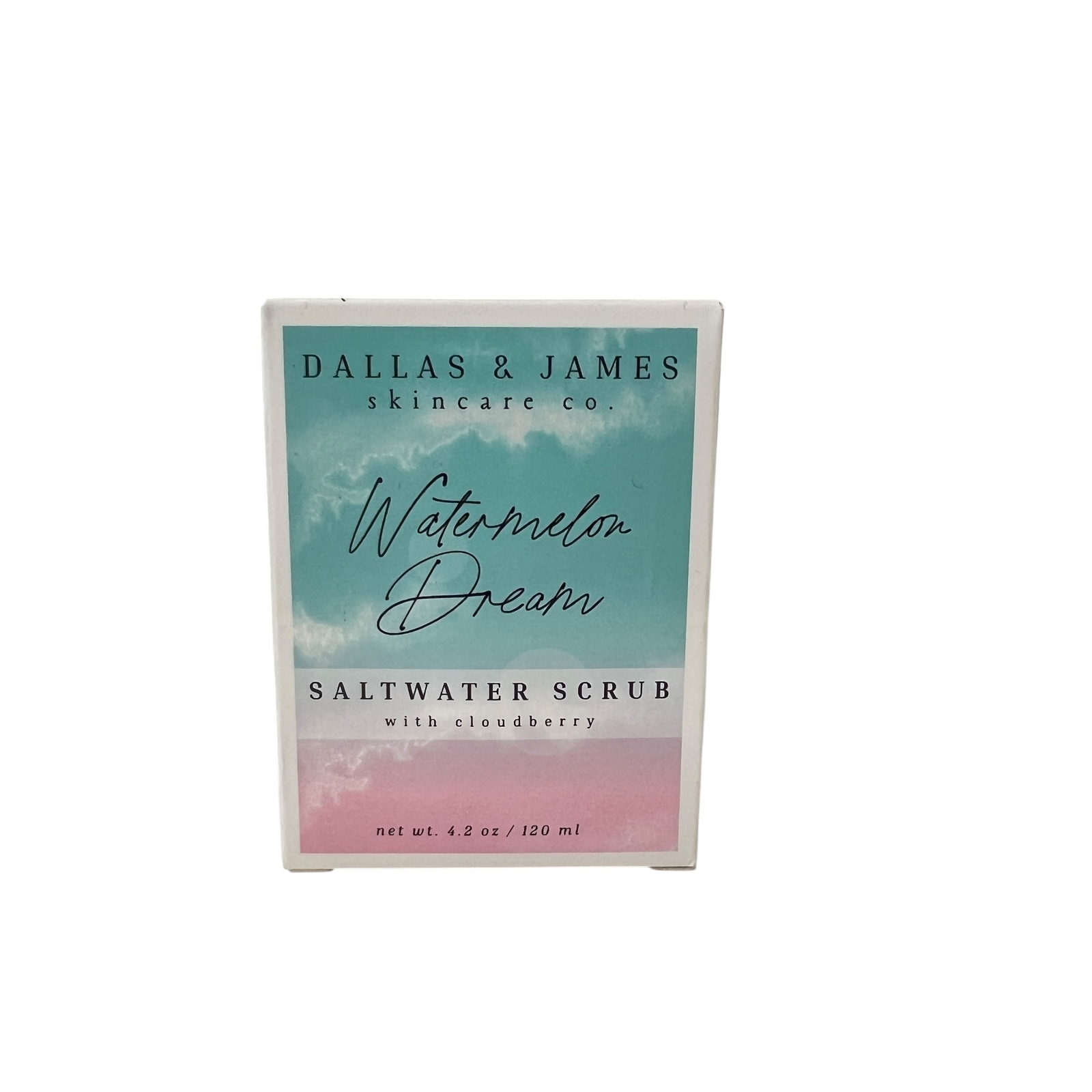 Dallas &amp; James Skincare Co Watermelon Dream Saltwater Scrub 4.2 oz 120ml - $27.72