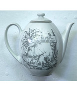 Mariage Freres - Porcelain &quot;Retro&quot; teapot 1,2 Lts / 42.23oz - £102.25 GBP