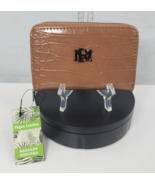 Badgley Mischka Croco Coin Purse Vegan Leather Taupe NWT - €22,83 EUR