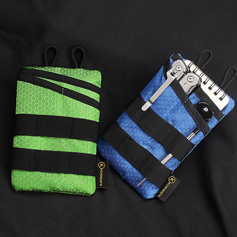 Tactical EDC Molle Pouch Mini Wallet Card Key Belt Waist Pack Camping Hiking - £8.48 GBP+