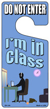 Im In Class Blue Novelty Metal Door Hanger DH-144 - $18.95