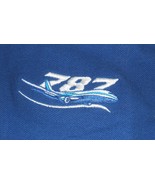 Boeing 787 Dreamliner small blue polo-style shirt; 100% cotton made in U... - $570.20 MXN