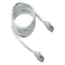 Belkin RJ45 Category-5e Snagless Molded Patch Cable (White, 25 Feet) - £14.38 GBP