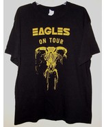 The Eagle Band Concert Tour T Shirt Vintage 2013 On Tour Skull Logo Size... - $89.16 CAD