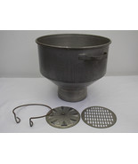 Milk Cream Separator Funnel Strainer Large 12 In vintage dairy ATLANTIC - $79.99