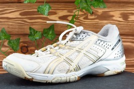Asics Rocket Women Sz 9 M Off White Lace Up Running Synthetic Shoe - £15.60 GBP
