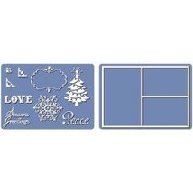 Sizzix Framelits Die And Embossing Folder Christmas Collage Frames Set - £38.46 GBP