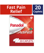 PANADOL ActiFast Pain Relief Fever Headache Rheumatism 20 Caplets - $30.17 CAD