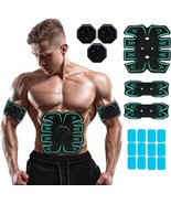 ABS Stimulator Muscle Trainer Abs Workout Equipment USB Rechargeable for... - £55.14 GBP