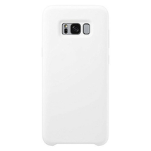 For Samsung S8 Liquid Silicone Gel Rubber Shockproof Case WHITE - £4.58 GBP