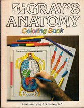 The Gray&#39;s Anatomy Coloring Book (1980) Running Press TPB- 102 B&amp;W Illustrations - £7.05 GBP