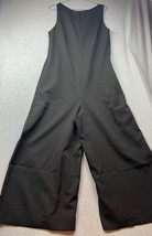 Floryday Cropped Flare Jumpsuit Womens Sz L Minimalist Simple Modern Cla... - $38.99