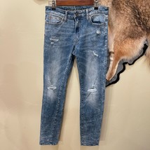 Men&#39;s AMERICAN EAGLE Next Level Stretch Slim Stretch Denim Jeans Distressed  - £18.09 GBP
