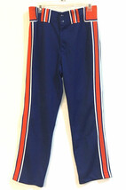 Boombah Hypertech  Baseball Pants 32 Long Royal Blue Orange White 32x28 - $26.61