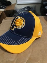 Indiana Pacers NBA Team Nation Hat / Cap Structured Snapback Adjustable ADIDAS - £14.93 GBP