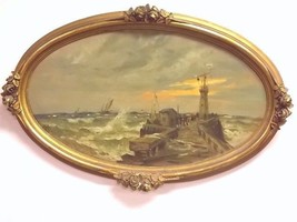 Exquisite Antique Estate Oil Painting By Listed Artist - £1,341.35 GBP