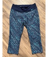 NIKE Womens Leggings Large Dri-Fit Legend Tight Fit Power Capri Yoga 833... - $18.29