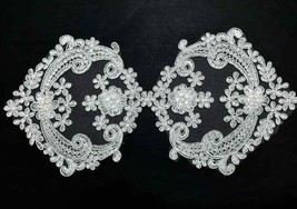 Application Doilies Embroidered Tulle Lace CM 27 SWEET TRIMS 13210 - $4.52