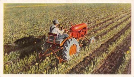 Allis Chalmers Model B Small Farm Tractor Farming advertising postcard - $6.93
