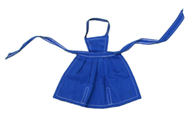 1VINTAGE Barbie Doll Apron Blue What's Cooking Mattel 1960s Accessory With Tag - $16.20