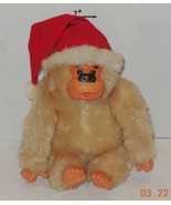 Vintage Russ Berrie Merry Christmas Santa Baby Gonga Thumb Sucker Gorill... - $26.19