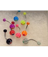 set of 8 sunburst starburst ball Belly Navel Ring rings lot NEW - $5.43 CAD